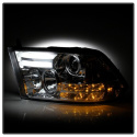 Dodge Ram 09-12 Projector Headlights - Light Bar DRL - Chrome Spyder Auto