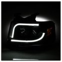 Ford Expedition 07-13 Projector Headlights - Light Tube DRL - Black - High H1 (Included) - Low H1 (Not Included) Spyder Auto