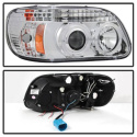 Ford Explorer 95-01 1PC Projector Headlights - LED Halo - Chrome Spyder Auto