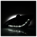 Ford Focus 00-04 Projector Headlights - ( Do Not Fit SVT Model ) - DRL - Black Spyder Auto