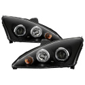 Ford Focus 00-04 Projector Headlights - ( Do Not Fit SVT Model ) - LED Halo - Black Spyder Auto