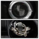 Ford Focus 00-04 Projector Headlights - ( Do Not Fit SVT Model ) - LED Halo - Black Spyder Auto