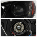 Ford Focus 12-14 Projector Headlights DRL - Black Spyder Auto