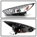Ford Focus 15-18 Headlights Sequential Turn Signals - Chrome Spyder Auto