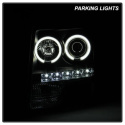 Ford F150 09-14 Projector Headlights CCFL Halo - LED ( Replaceable LEDs ) - Black Spyder Auto