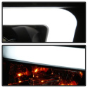 Ford F150 09-14 Projector Headlights Light Bar DRL - Black - High/Low H7 (Included) Spyder Auto