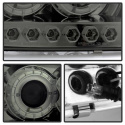 Ford F150 97-03 / Expedition 97-02 1PC Projector Headlights - ( Will Not Fit Manufacture Date Before 6/1997 ) - LED Halo Smoke Spyder Auto