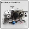Ford F150 97-03 / Expedition 97-02 1PC Projector Headlights - ( Will Not Fit Manufacture Date Before 6/1997 ) - CCFL Halo - LED Black Spyder Auto