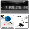 Ford Mustang 94-98 1PC Projector Headlights - LED Halo Black - High 9005 (Included) - Low H3 (Included) Spyder Auto