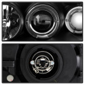 Ford Mustang 99-04 Projector Headlights - LED Halo - Black Spyder Auto