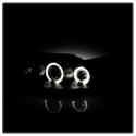 Ford Mustang 99-04 Projector Headlights - LED Halo - Black Spyder Auto