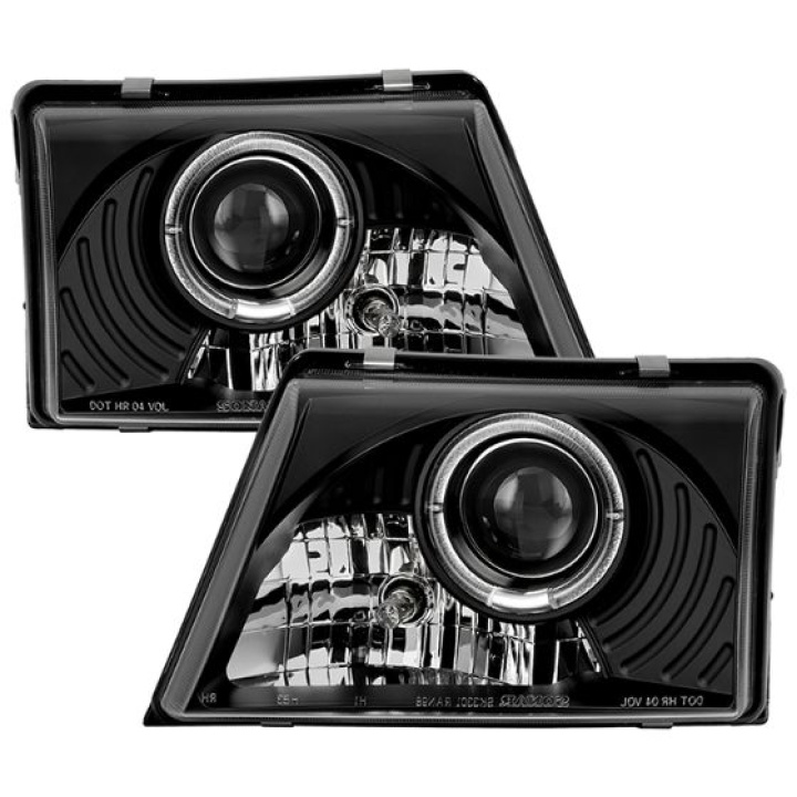 Ford Ranger 98-00 Projector Headlights - LED Halo - Black Spyder Auto in the group Select car model / Ford / Ranger at DDESIGN Scandinavia AB (PRO-YD-FR98-BK)