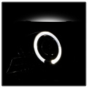 Ford Ranger 98-00 Projector Headlights - LED Halo - Black Spyder Auto