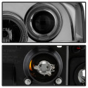 Ford F250/350/450 Super Duty 05-07 Projector Headlights - LED Halo- LED ( Replaceable LEDs ) - Smoke Spyder Auto