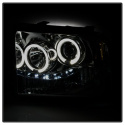Ford F250/350/450 Super Duty 05-07 Projector Headlights - LED Halo- LED ( Replaceable LEDs ) - Smoke Spyder Auto