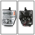 Ford F250/350/450 Super Duty 08-10 Projector Headlights - LED Halo - LED ( Replaceable LEDs ) - Chrome Spyder Auto