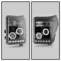 Ford Super Duty 11-15 Projector Headlights - CCFL Halo - DRL - Black - High H1 (Included) - Low 9006 (included) Spyder Auto