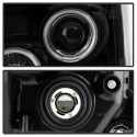 Ford Super Duty 11-15 Projector Headlights - CCFL Halo - DRL - Black - High H1 (Included) - Low 9006 (included) Spyder Auto