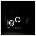 Ford Super Duty 11-15 Projector Headlights - CCFL Halo - DRL - Black - High H1 (Included) - Low 9006 (included) Spyder Auto