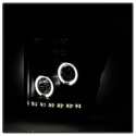 Ford Super Duty 11-15 Projector Headlights - LEDHalo - DRL - Black - High H1 (Included) - Low 9006 (included) Spyder Auto