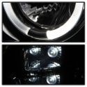 GMC Sierra 1500/2500/3500 07-13 / GMC Sierra 2500HD/3500HD 07-13 Projector Headlights - LED Halo- LED ( Replaceable LEDs ) - Smoke Spyder Auto