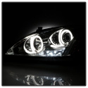 Honda Accord 03-07 Projector Headlights - LED Halo Chrome Spyder Auto