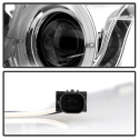 Honda Accord 08-12 4Dr Projector Headlights- LED Halo - DRL - Chrome Spyder Auto