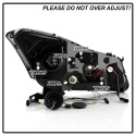 Honda Accord 08-12 4Dr Projector Headlights- LED Halo - DRL - Smoke Spyder Auto