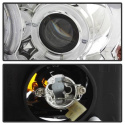 Honda Civic 06-08 2Dr Projector Headlights - LED Halo - Chrome Spyder Auto