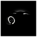 Honda Civic 90-91 / CRX 90-91 Projector Headlights - LED Halo - Black Spyder Auto