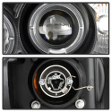 Honda Civic 99-00 Projector Headlights - LED Halo - Black Spyder Auto
