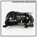 Honda Civic 99-00 Projector Headlights - LED Halo - Black Spyder Auto
