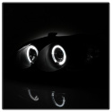 Honda Civic 99-00 Projector Headlights - LED Halo - Black Spyder Auto
