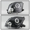 Honda Prelude 97-01 Projector Headlights - LED Halo - Black Spyder Auto