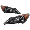 Hyundai Genesis 10-12 Projector Headlights LED Halo - DRL - Black Spyder Auto