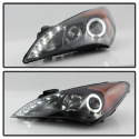 Hyundai Genesis 10-12 Projector Headlights LED Halo - DRL - Black Spyder Auto