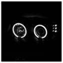 Jeep Grand Cherokee 99-04 Projector Headlights - CCFL Halo - LED ( Replaceable LEDs ) - Black Spyder Auto
