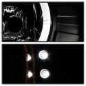 Jeep Grand Cherokee 99-04 Projector Headlights - LED Halo - LED ( Replaceable LEDs ) - Black Spyder Auto