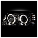 Jeep Grand Cherokee 99-04 Projector Headlights - LED Halo - LED ( Replaceable LEDs ) - Chrome Spyder Auto