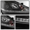 Lexus IS 250/350 2006-2010 Projector Headlights - DRL - Black Spyder Auto