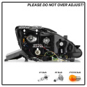 Lexus IS 250/350 2006-2010 Projector Headlights - DRL - Black Smoke Spyder Auto