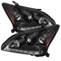 Lexus RX330 2004-2006 Projector Headlights DRL LED - Black Spyder Auto