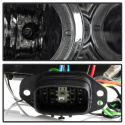 Mazda 6 03-05 With Fog Lights Projector Headlights - LED Halo - DRL - Smoke Spyder Auto