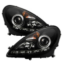 Mercedes Benz SLK 05-10 Projector Headlights DRL - Black Spyder Auto