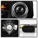 Mercedes Benz SLK 05-10 Projector Headlights DRL - Black Spyder Auto