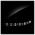 Mercedes Benz SLK 05-10 Projector Headlights DRL - Black Spyder Auto