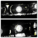 Mercedes Benz SLK 05-10 Projector Headlights DRL - Black Spyder Auto