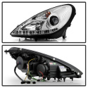 Mercedes Benz SLK 05-10 Projector Headlights DRL - Chrome Spyder Auto