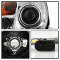 Mercedes Benz SLK 05-10 Projector Headlights DRL - Chrome Spyder Auto