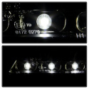 Mercedes Benz SLK 05-10 Projector Headlights - Xenon/HID Model Only DRL - Black Spyder Auto